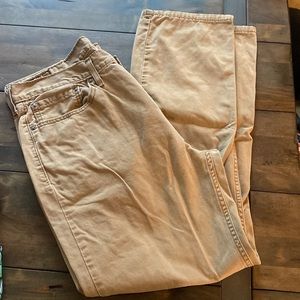 Men’s khaki Levi 514 jeans 38 x 32